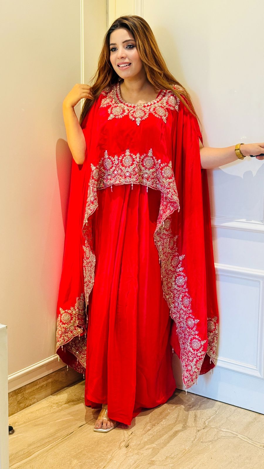 Eira Kaftan Set- Red, Purple, Yellow, Orange